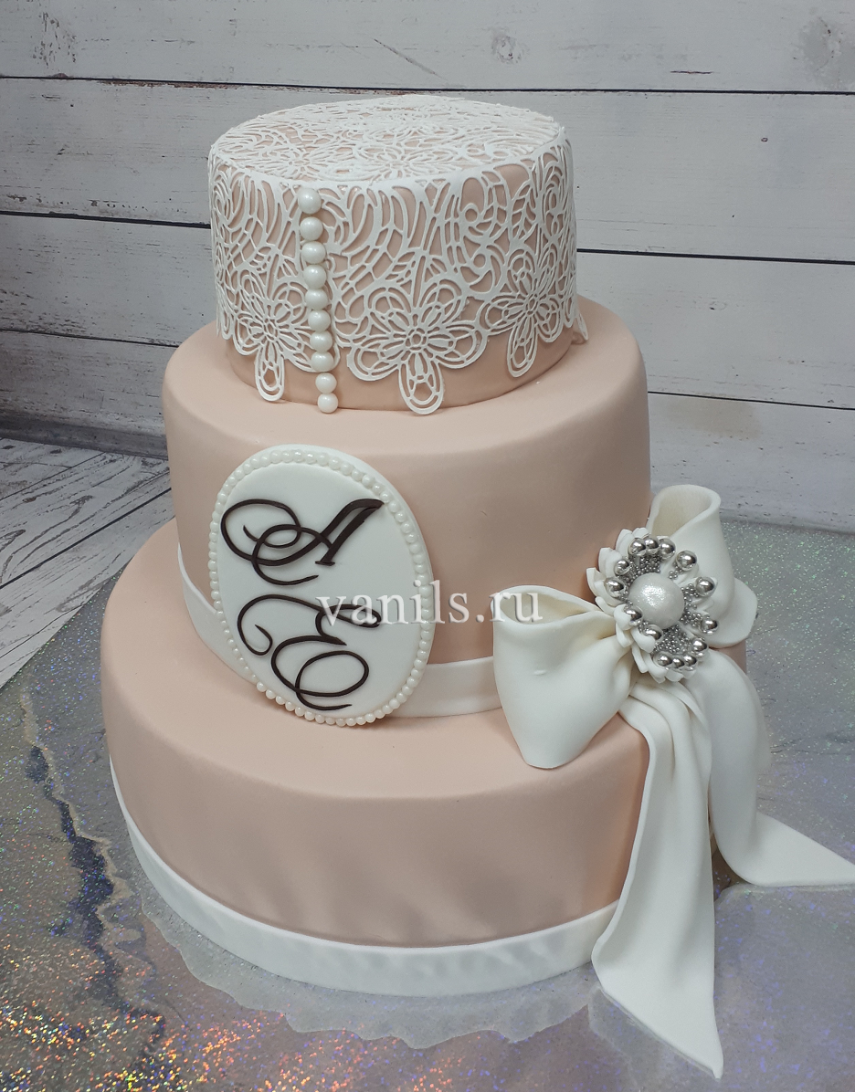Свадебный торт платье невесты