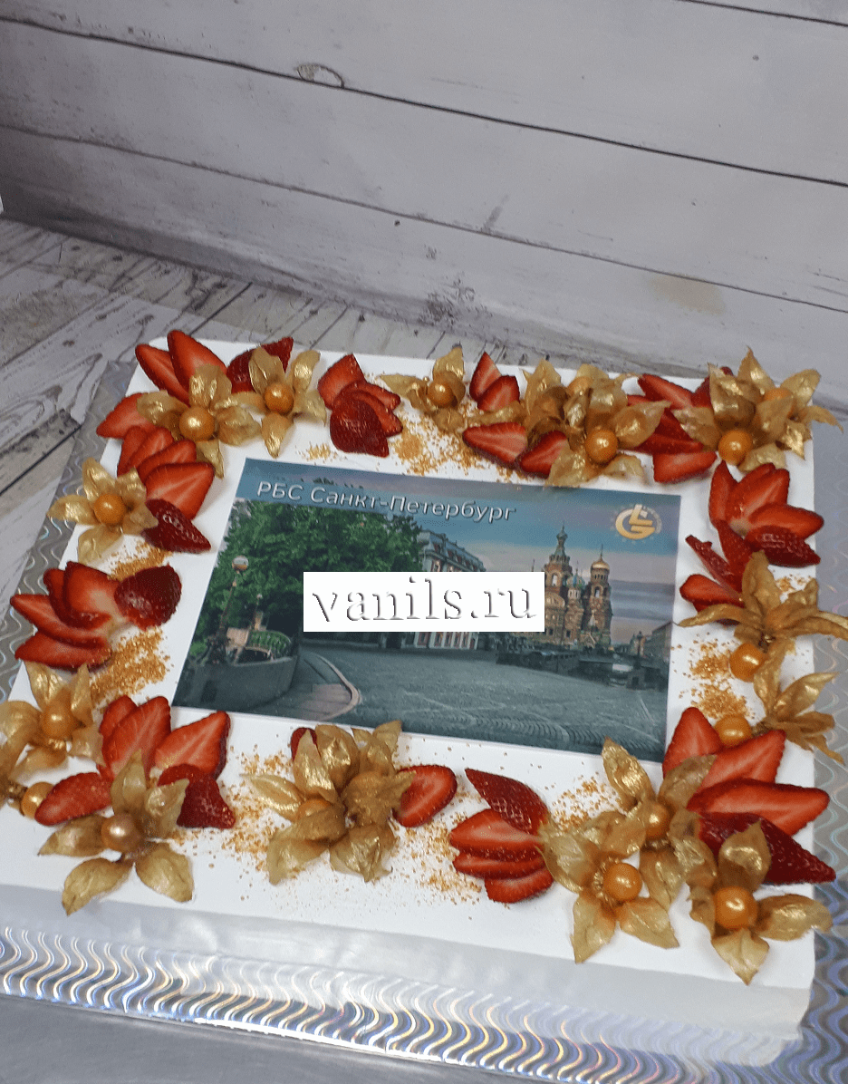 торт с изображением санкт петербурга