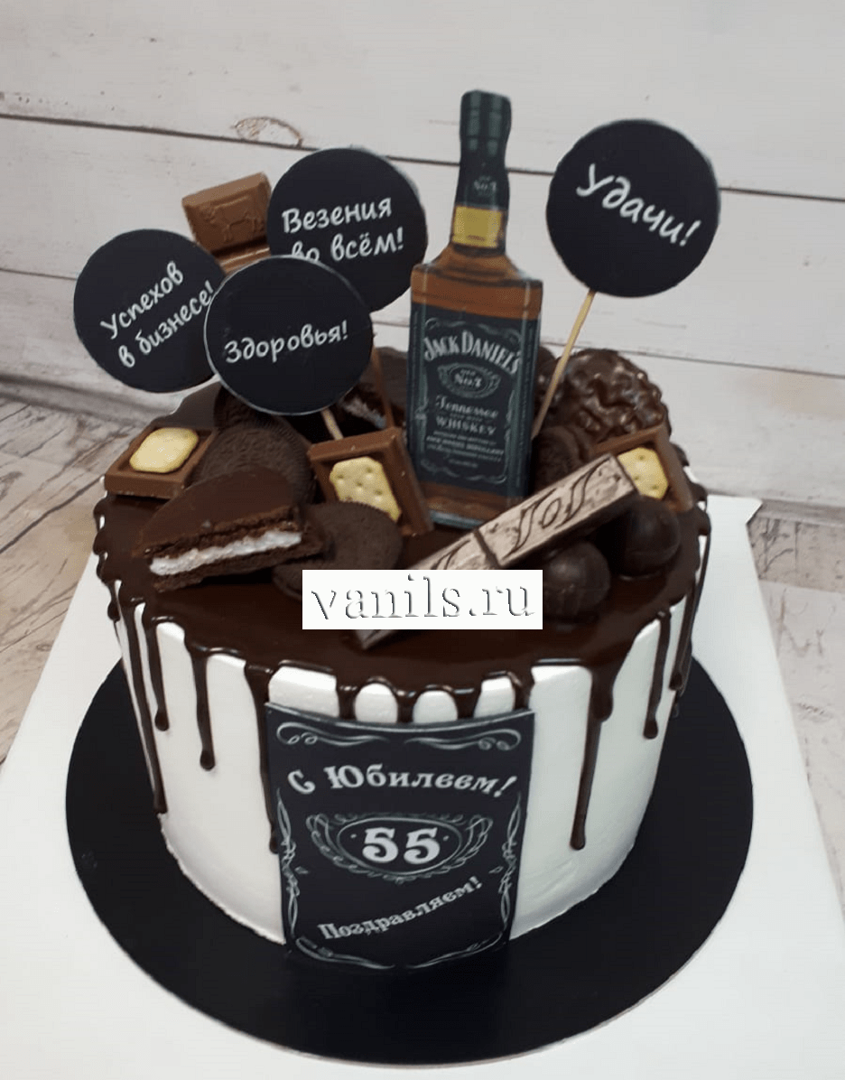 торт с пожеланиями для мужчины