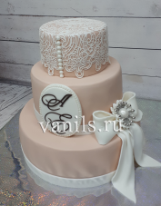 Свадебный торт платье невесты