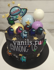торт амонг ас на день рождения
