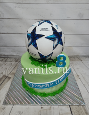 торт с футбольным мячом