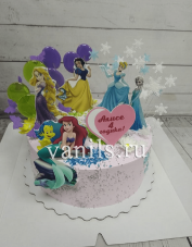 торт с принцессами