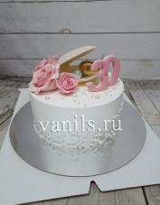 торт жемчужная свадьба